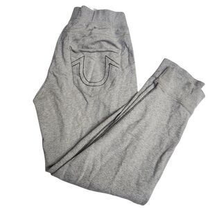 True Religion Mens Gray Sweatpants‎ Joggers Sz Lg